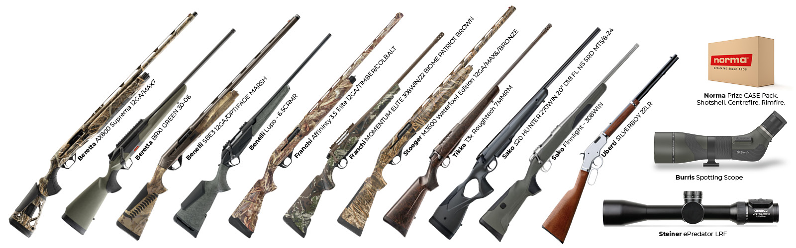 Featured weekly prize lineup for the Outdoor Enterprise Canada 12 Week Giveaway